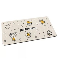 gudetama 軟式珪藻土地墊 連續圖系列, 點點蛋黃哥, 1個