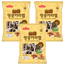 ILKWANG 焦糖花生糖果, 250g, 3袋