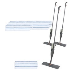 하우리즈 스프레이 밀대 걸레 + 극세사 패드 5p, 3세트