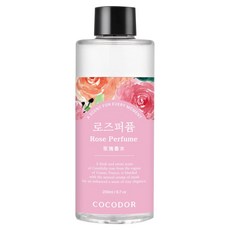 COCODOR 珂珂朵爾 室內擴香 補充瓶, 玫瑰香水 Rose Perfume, 200ml, 1瓶