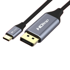 HDtop USB Type-C 轉 DP 8K 數據線 60Hz HT-3C024, 1.8m, 混合顏色