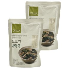 ORGA WHOLE FOODS 牛肉紫菜湯料理包, 500g, 2個