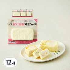 풍림푸드 닭가슴살 계란구이, 125g, 12개, 1개입