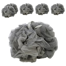 KEYTOSS 詰朵斯 竹炭添加POPO沐浴球, 材質柔軟, 不傷害皮膚, RE303-1, 6個, 1個