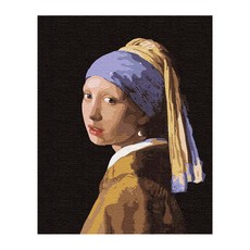 플레이어바웃 DIY 명화 그리기 진주귀걸이를 한 소녀 세트, 1개