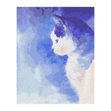 Play about DIY 名畫繪圖套組 40 x 50 cm, 藍霧貓