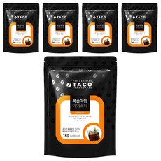 타코 복숭아맛 아이스티 분말, 1kg, 1개입, 5개