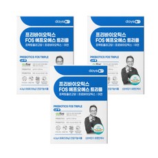 days on 益生元粉FOS triple隨身包 30條入, 129g, 3盒