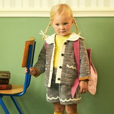 moimoln 女童 Marielle 粗花呢夾克 M241JKG25P