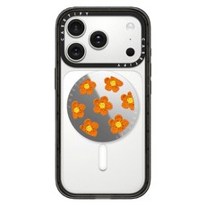 케이스티파이 Magnetic Mirror Phone Stand, Crochet Flower Orange, 1개
