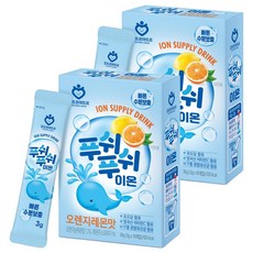 아동용 푸쉬푸쉬이온 오렌지레몬맛, 3g, 20개