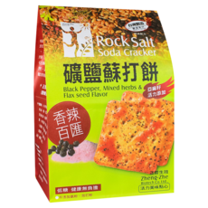 正哲生技 礦鹽蘇打餅 香辣百匯, 380g, 1包