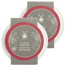 MÜHLE 刮鬍皂和瓷碗, 65g, 2個