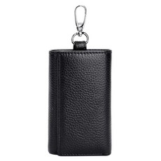 KWORKS 奢華錢包兩用鑰匙包, 黑色, Kong KWORKS 高級錢包兩用鑰匙包