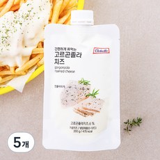 끌레베르 간편하게 짜먹는 고르곤졸라 치즈, 200g, 1개입, 5개