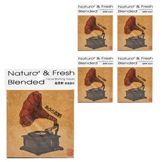 COSMOS 紙匠 復古小物留聲機吸油面紙, 100入, 5包