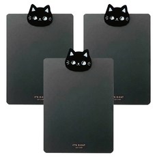 JOY STAR 木質板夾 A4 33 x 23.5cm, 黑色, 3個