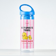 Boorepick 濕式毛巾 運動毛巾 高級游泳毛巾 66x43cm, 1個, 藍色