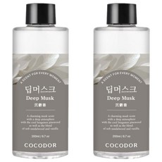 COCODOR 珂珂朵爾 室內擴香 補充瓶, 沉麝香 Deep Musk, 200ml, 2瓶