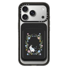 케이스티파이 Cardholder Stand Rabbit Garden, Black, 1개