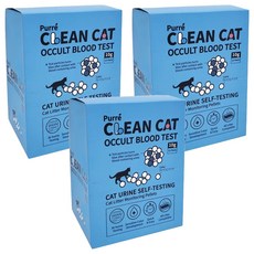 Purré Clean Cat 乾淨貓潛血檢測貓砂顆粒 10g 12包, 120g, 無香, 3盒