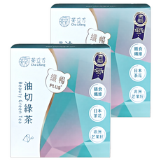 茶立方 纖暢PLUS 油切綠茶，含膳食纖維 日本茶花 非洲芒果籽, 6.7g, 5包, 2盒