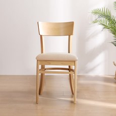 린백 카페 인테리어 원목 식탁의자 405 x 410 x 800 mm LB21K, 베이지, 2개