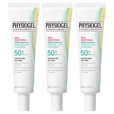 피지오겔 시카밸런스 포어 솔루션 썬스크린 SPF50+ PA++++, 30ml, 3개