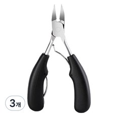 Holmes' Pick 厚指甲剪, 黑色, 3個