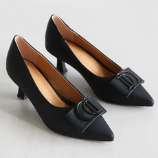 dangolunni 女款蝴蝶結霧面尖頭細跟高跟鞋 Elsuit 5cm