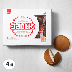 삼립 정통 크림빵 8개입, 75g, 4개
