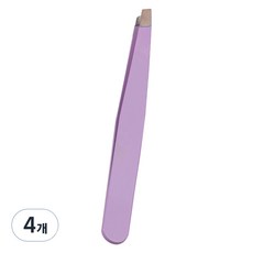 美容鑷子, 紫色, 4個