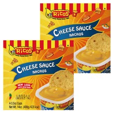 리코스 나쵸치즈소스 4개입, 400g, 2개