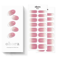 오호라 N 젤 스트립 네일 30p 세트, 누디 로지, 1개