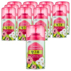 리빙굿 향그루 자동분사기 아쿠아향 리필, 280ml, 12개, 아쿠아