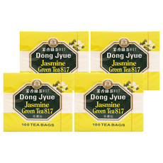 DONG JYUE 東爵好茶 茉香綠茶817, 2g, 100包, 4盒