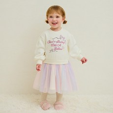 milkmile 冬季公主奧蘿拉紗紗刷毛連身裙