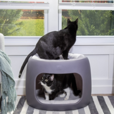 스텝2 반려동물 하우스 + 방석 2종 세트, 회색, 1개