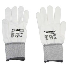 Yashimo 優護 彈性透氣工作手套，舒適不悶熱，高彈力手腕束口，無縫尼龍針織, 1雙