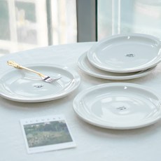 Syracuse CHINA 紐約白瓷圓盤, 白色