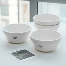 Syracuse CHINA 紐約白瓷麵碗 18cm, 白色, 4個