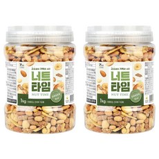 TODAY NUT 堅果時間綜合堅果罐 綠色, 1kg, 2罐