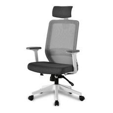 체어클럽 Ts50 프로 화이트바디 사무용 의자, 블랙