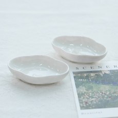 Syracuse CHINA Freeze 雲朵醬料碗 10cm, 白色, 2個