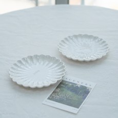 시라쿠스 프리즈 접시 17cm, 2개, 단품, 화이트