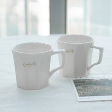 Syracuse CHINA Frieze 馬克杯 280ml, 白色, 2個