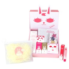 Recipebox 金粉色禮盒 孩童日常彩妝9入組, 9款化妝品, 1組