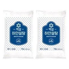 백설 하얀설탕, 3kg, 2개