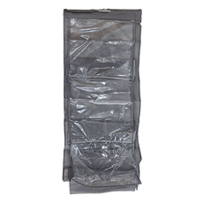 包包收納掛袋 三層收納 承重力強 透明視窗, 灰色