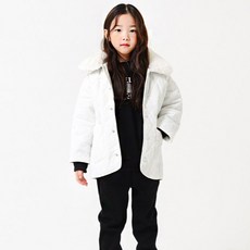 Kids Recipe 兒童人造毛皮絎縫狩獵鋪棉夾克